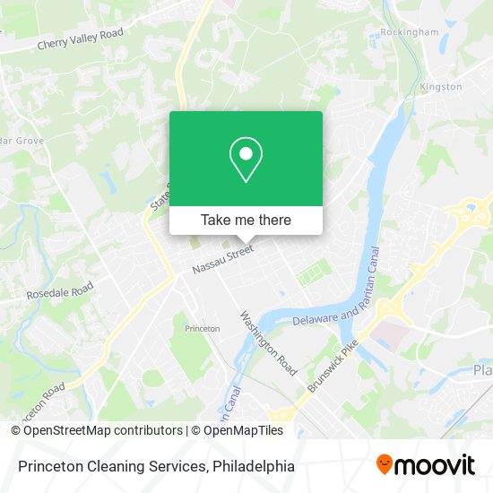 Princeton Cleaning Services map