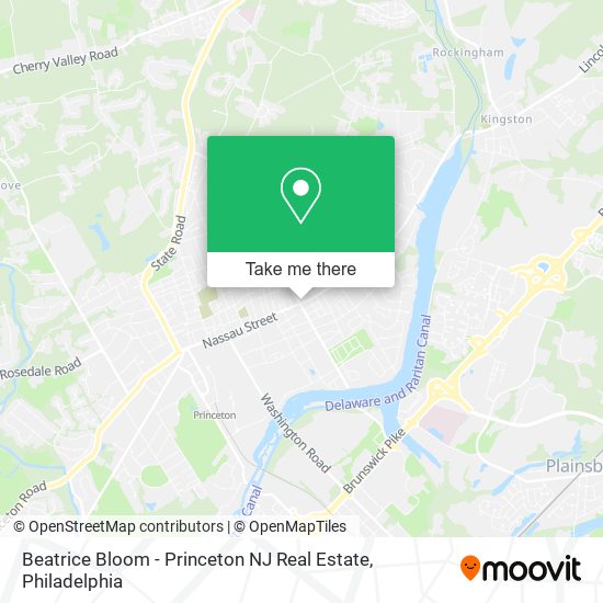 Mapa de Beatrice Bloom - Princeton NJ Real Estate