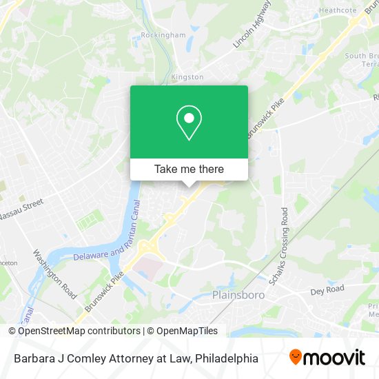 Barbara J Comley Attorney at Law map