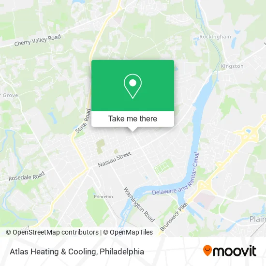 Atlas Heating & Cooling map