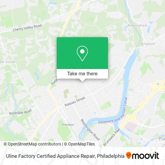 Uline Factory Certified Appliance Repair map