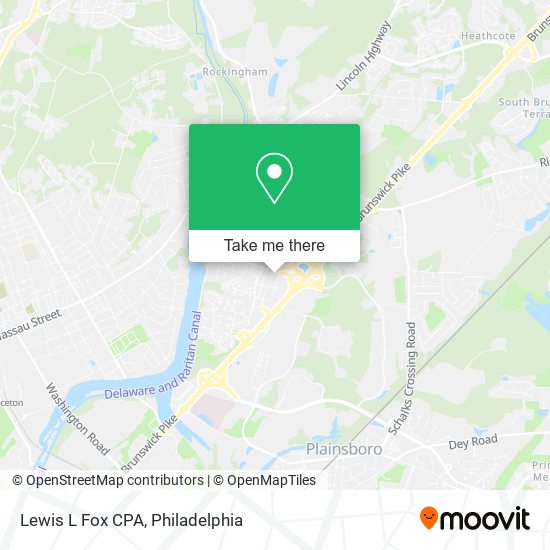Mapa de Lewis L Fox CPA