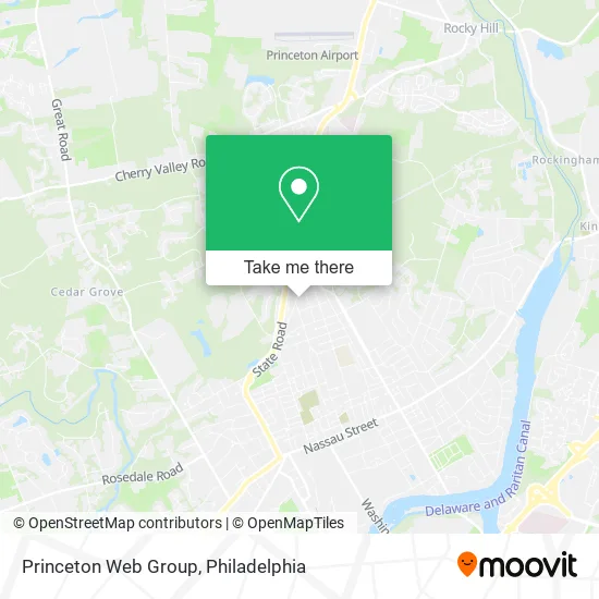 Princeton Web Group map