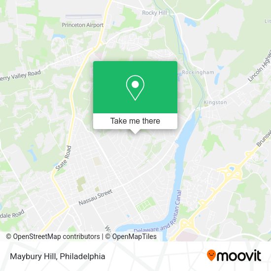 Mapa de Maybury Hill