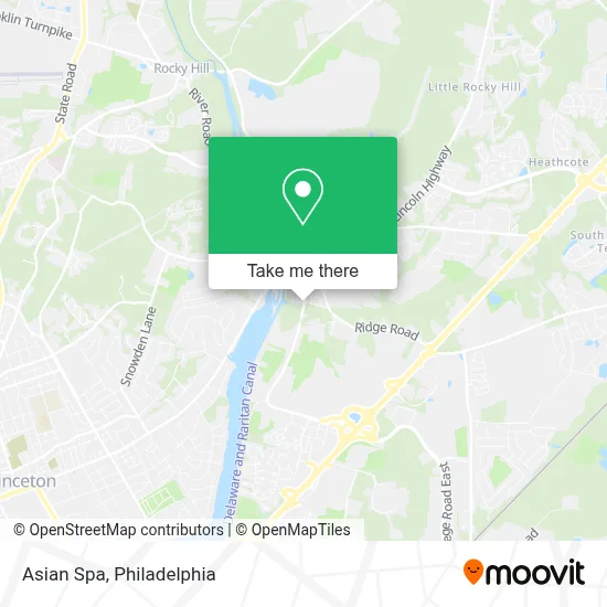 Asian Spa map