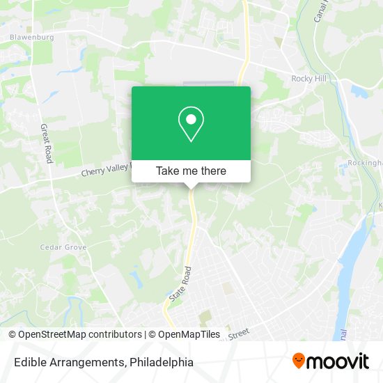 Mapa de Edible Arrangements