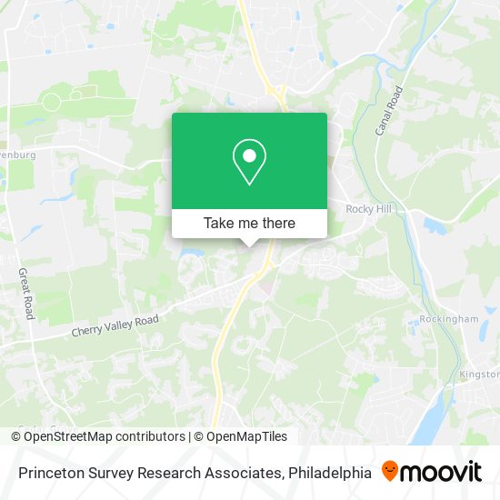 Mapa de Princeton Survey Research Associates