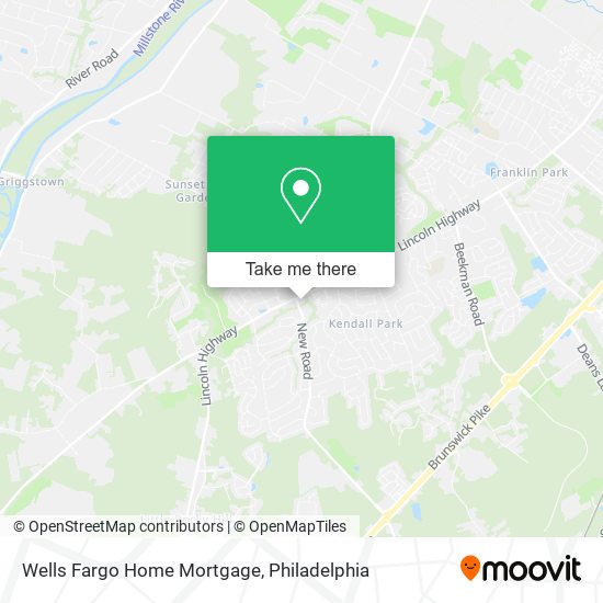 Mapa de Wells Fargo Home Mortgage