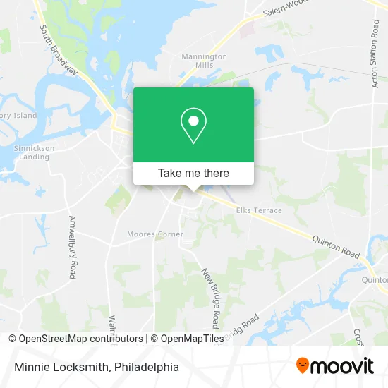 Minnie Locksmith map