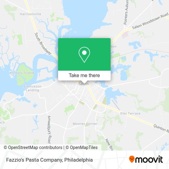 Fazzio's Pasta Company map