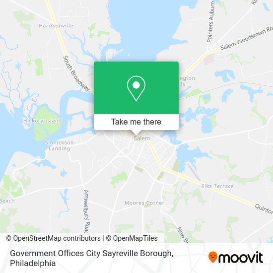 Mapa de Government Offices City Sayreville Borough