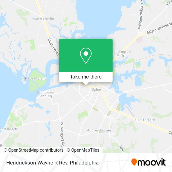 Mapa de Hendrickson Wayne R Rev