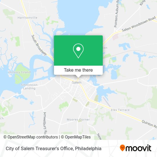 Mapa de City of Salem Treasurer's Office