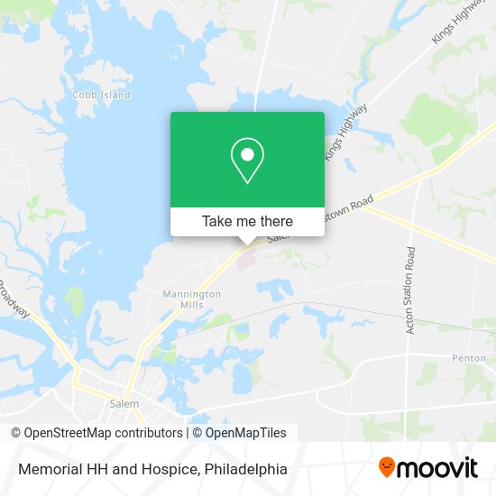 Mapa de Memorial HH and Hospice
