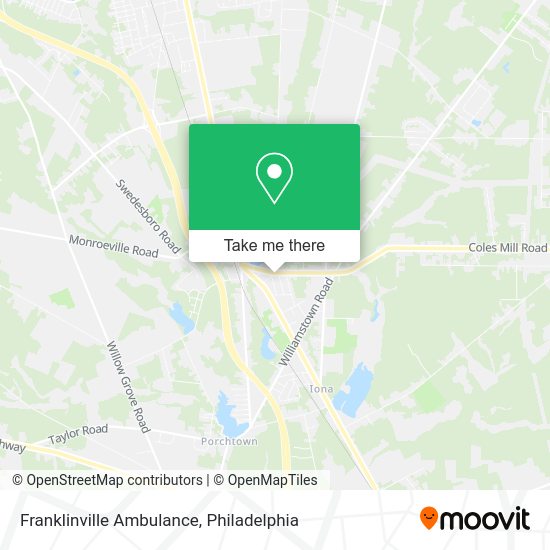 Franklinville Ambulance map
