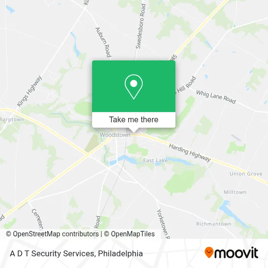A D T Security Services map