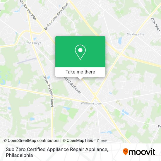 Sub Zero Certified Appliance Repair Appliance map