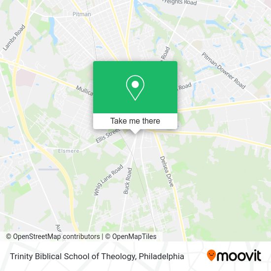Mapa de Trinity Biblical School of Theology
