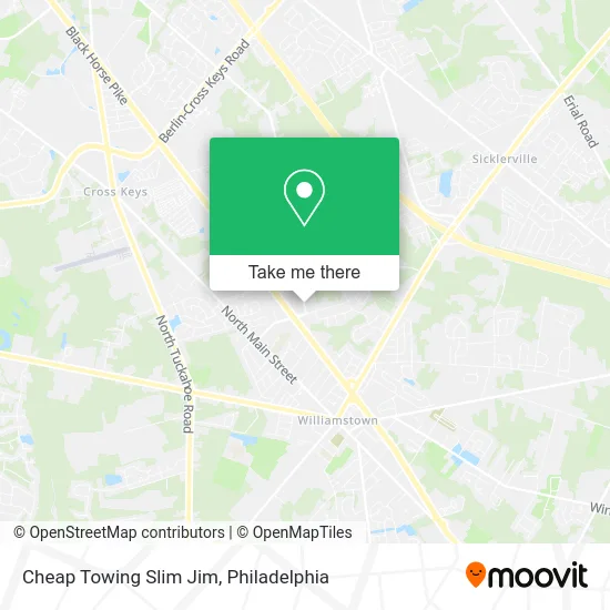 Cheap Towing Slim Jim map
