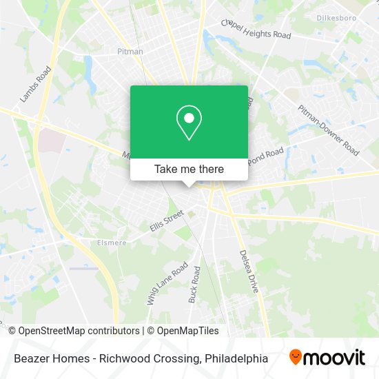Beazer Homes - Richwood Crossing map