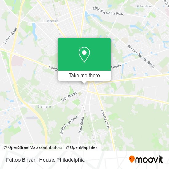 Mapa de Fultoo Biryani House