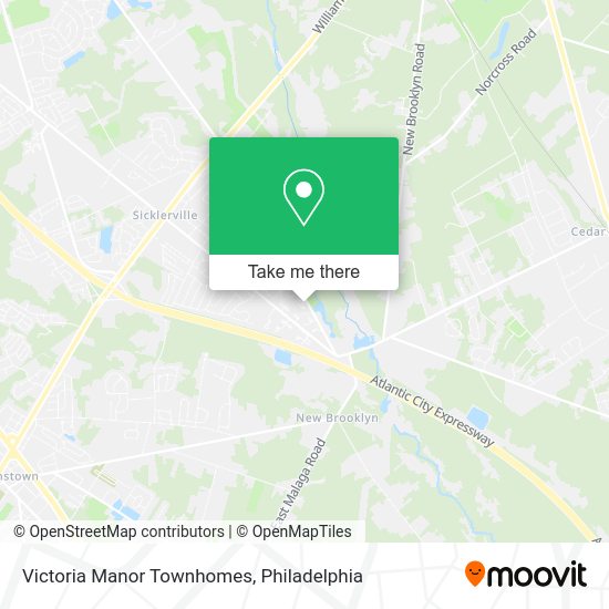 Victoria Manor Townhomes map