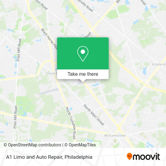 A1 Limo and Auto Repair map