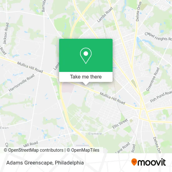 Adams Greenscape map