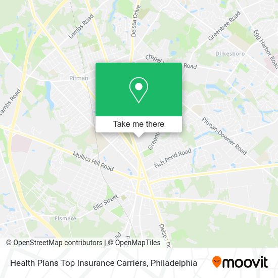 Mapa de Health Plans Top Insurance Carriers