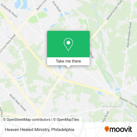 Heaven Healed Ministry map