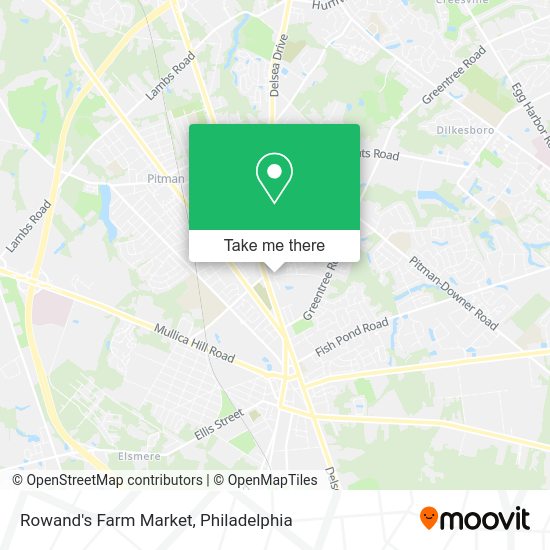 Rowand's Farm Market map