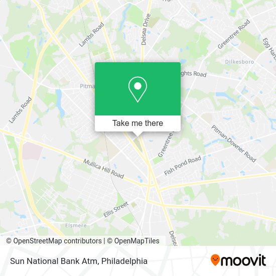 Sun National Bank Atm map