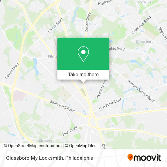 Glassboro My Locksmith map