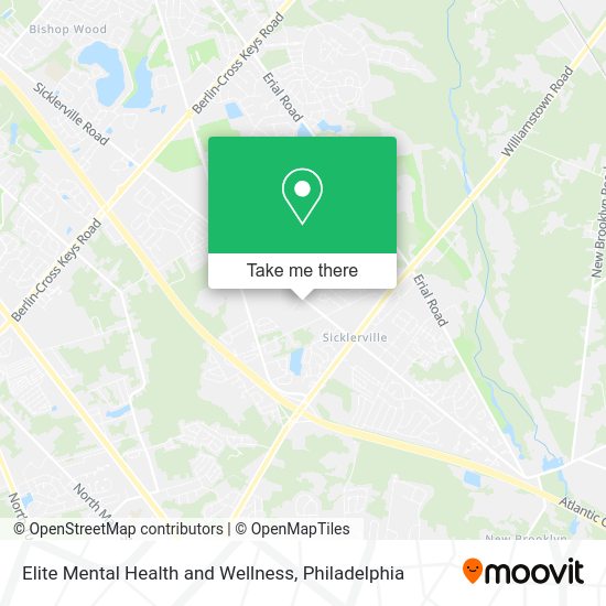 Elite Mental Health and Wellness map