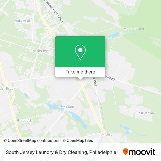 Mapa de South Jersey Laundry & Dry Cleaning