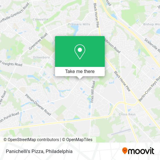Mapa de Panichelli's Pizza