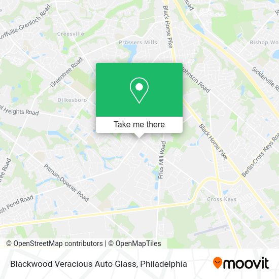 Blackwood Veracious Auto Glass map