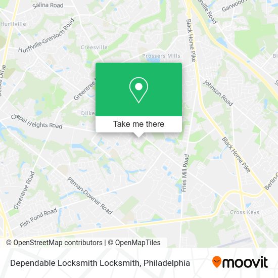 Mapa de Dependable Locksmith Locksmith