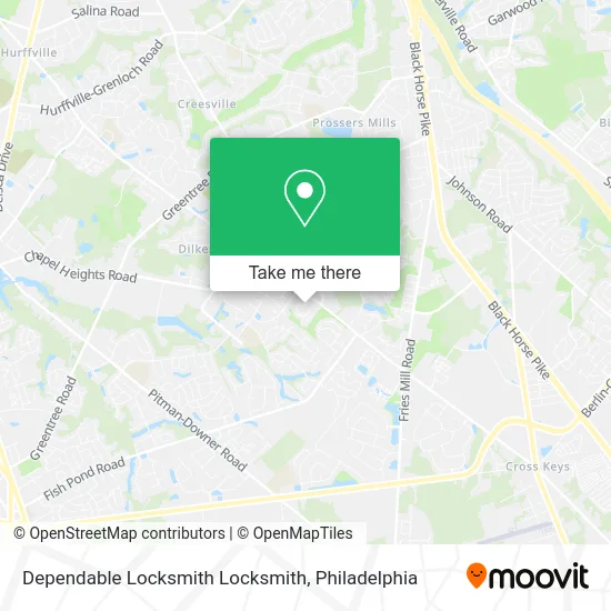 Dependable Locksmith Locksmith map