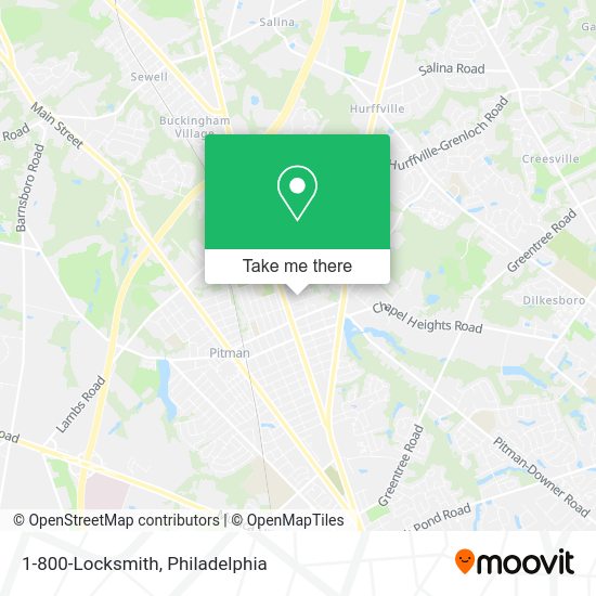 1-800-Locksmith map