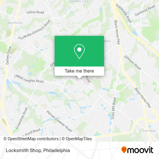 Locksmith Shop map