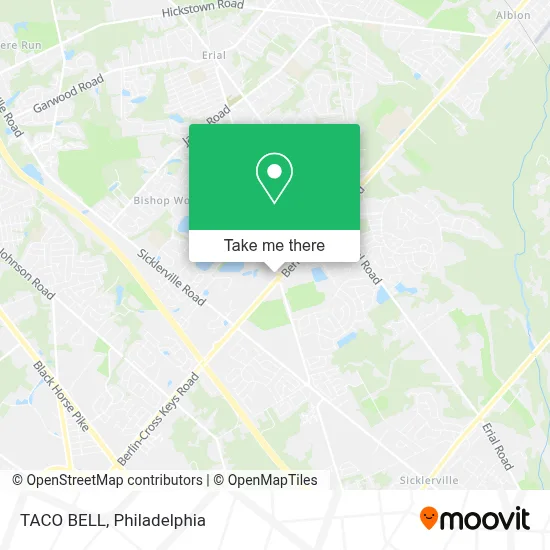 TACO BELL map