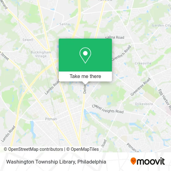 Mapa de Washington Township Library