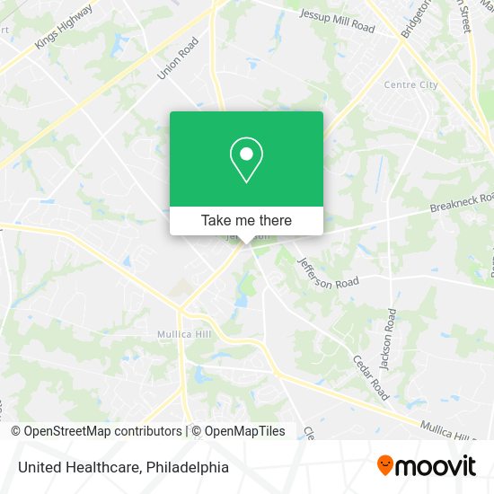 United Healthcare map