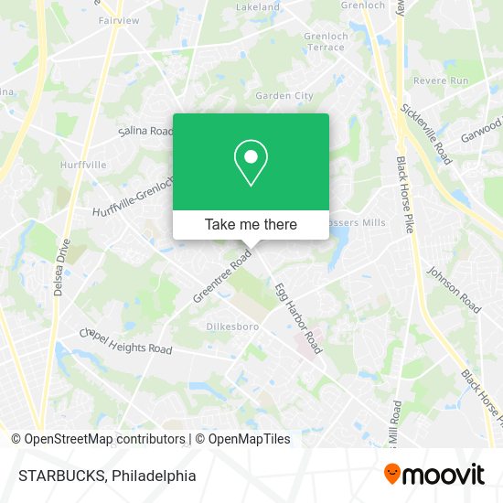 Mapa de STARBUCKS