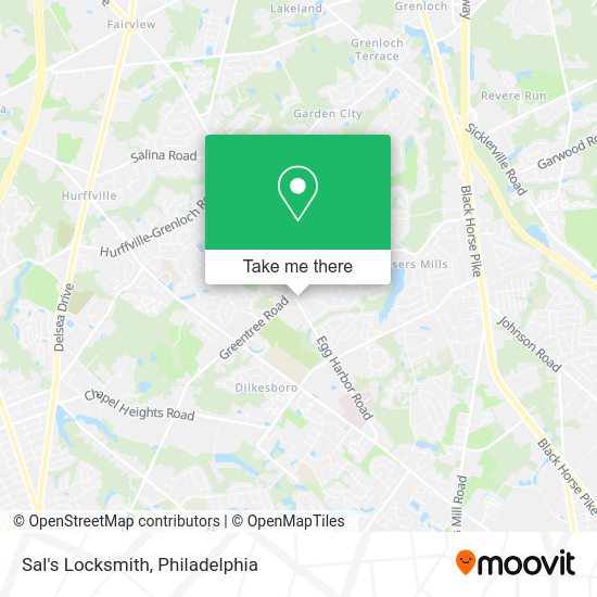 Mapa de Sal's Locksmith
