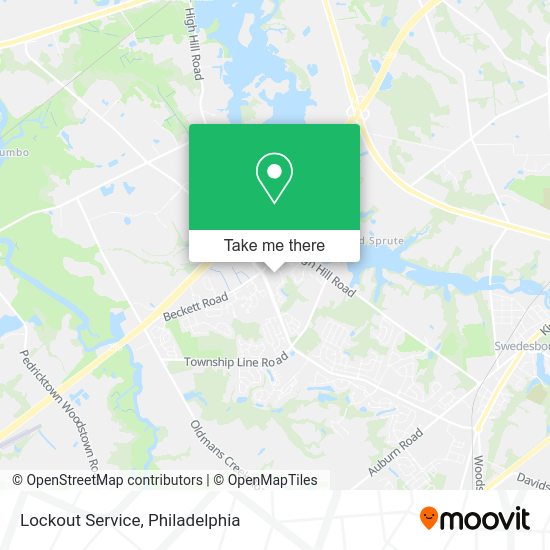 Mapa de Lockout Service