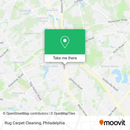 Rug Carpet Cleaning map