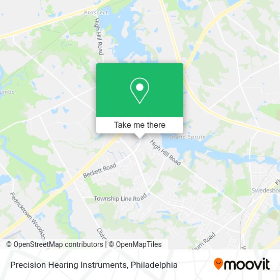 Precision Hearing Instruments map