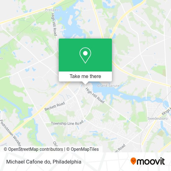 Mapa de Michael Cafone do